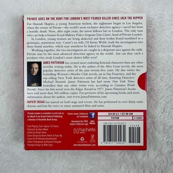 Private London James Patterson and Mark Pearson 6 Disc Audiobooks - Picture 2 of 3